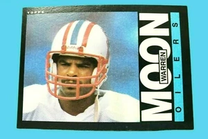 1985 Topps WARREN MOON Rookie Card #251 Houston Oilers H.O.F NM - MT - Bild 1 von 12