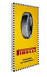 Pirelli Vintage Tire Advertisement Metal Sign - Bild 1 von 6