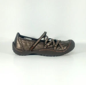 Jambu J-41 Sideline Womens 7.5M Bronze Leather Adjustable Strap Sport Sandals  - Picture 1 of 10