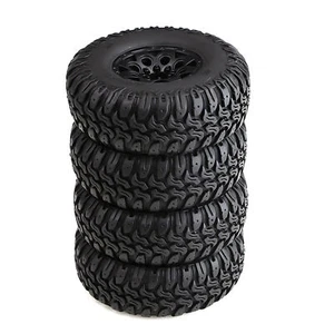 105MM 1.9 Inch Tire Wheel Rubber Tires for 1/10 AXIAL SCX10 D90 CC01 Universal - Picture 1 of 7