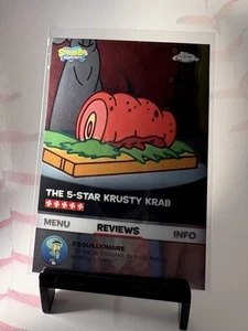2025 Topps Chrome SpongeBob The 5 Star Krusty Krab #BB-17 - Bild 1 von 2