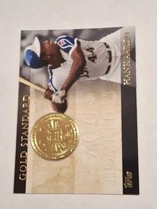 2012 Hank Aaron Topps Gold Standard Baseballkarte #GS-31 ATLANTA BRAVES HAMMERIN - Bild 1 von 2