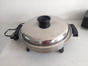 Liquid Core Stainless Steel Electric Skillet TownCraft model 92010 With Lid - Bild 1 von 8