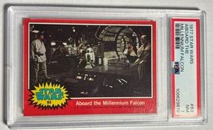 1977 Topps Star Wars #83 Aboard The Millennium Falcon PSA 7 Series 2 Card - Picture 1 of 2