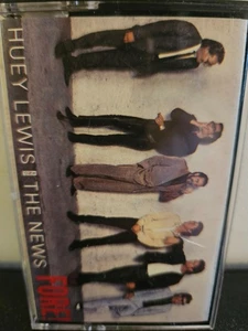 HUEY LEWIS AND THE NEWS Fore! 1986 CASSETTE TAPE POP ROCK CHRYSALIS - Picture 1 of 6