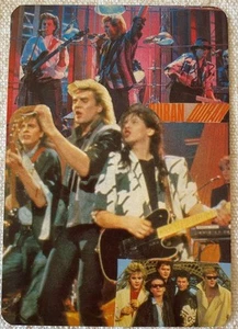 ⭕VTG Tarjeta Bolsillo Calendario 1986 DURAN DURAN Portugal Grupo Música Cantante - Imagen 1 de 2
