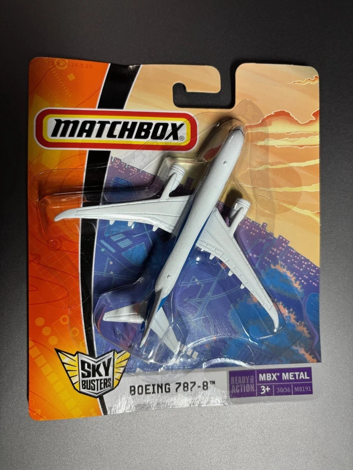 2007 Matchbox Sky Busters Boeing 787-8 MBX Metal - Image 1 of 1