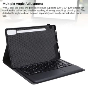 Keyboard Cover For Tab P12 Slim Lightweight 12.7in Tablet Protective Case Tou FY - Afbeelding 1 van 32