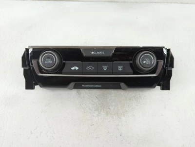 2017-2021 Honda Civic Ac Heater Climate Control Temperature Oem PVPU7 - Image 1 of 4