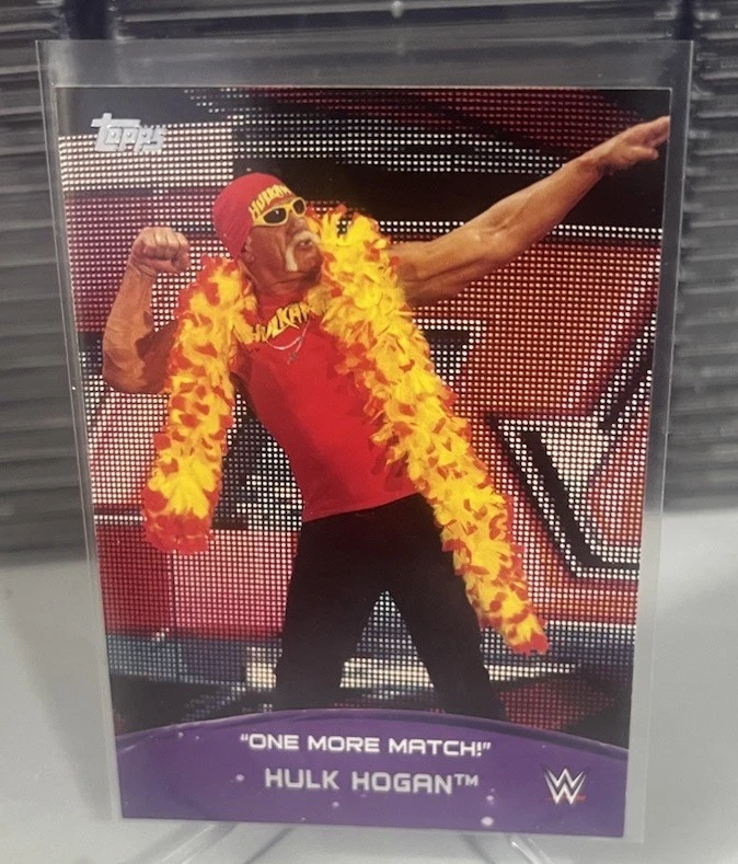 2015 Topps WWE Crowd Chants One more Match! Hulk Hogan - Image 1 of 4