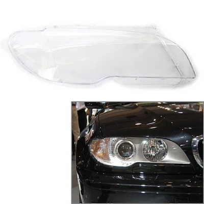 Right Headlight Headlamp Lens Cover For BMW E46 2DR Coupe 325ci 330ci 2003-2006 - Изображение 1 из 4