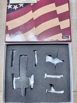 Grã-Bretanha: conjunto na caixa 17285 - American 6lb Gun & Crew, c1780. Novo estoque antigo - Imagem 1 de 4
