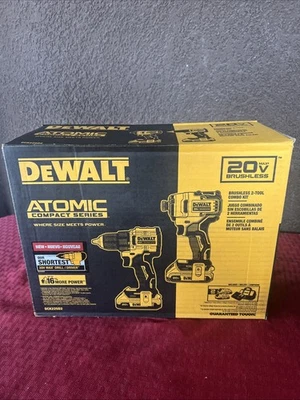 DeWalt DCK225D2 ATOMIC 20V MAX Brushless 2 Tool Combo Kit BRAND NEW - Image 1 of 2