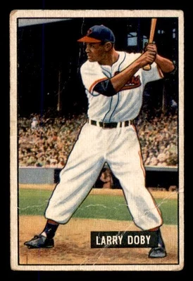Bowman #151 Larry Doby Indians 1951 FR-GD 545896 (tarjetas aéreas) Foto 1 de 2