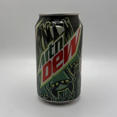 Lata de murciélago Mountain Dew muy rara de 2009 ¡todavía llena! ¡Muy coleccionable! ¡Debe verlo! Foto 1 de 4