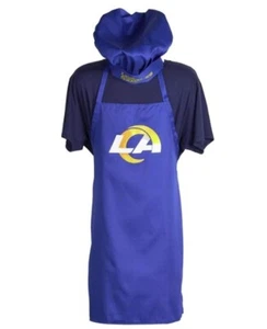 Los Angeles Rams NFL Schürze & Kochmütze Set Grill Heckklappe Kochen - Bild 1 von 1