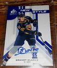Brandt Clarke 2021-22 Upper Deck Sp Game Used Chl Edition New Style Blue Auto La