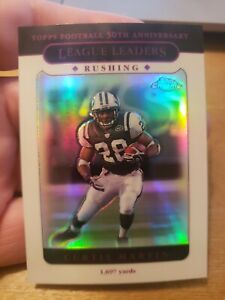 CURTIS MARTIN 2005 TOPPS CHROME LEAGUE LEADERS REFRACTOR MINT! 