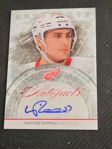 2012-13 UPPER DECK UD ARTIFACTS VALTTERI FILPPULA A-VF AUTOFACTS AUTO AUTOGRAPH - Picture 1 of 2