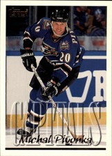 1995-96 Topps Capitals Hockey Card #330 Michal Pivonka