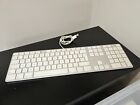 Excellent Apple A1243 Wired Aluminium Keyboard QWERTY - White - Working