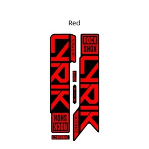 Fork Sticker for 2023 LYRIK Ultimate MTB Mountain Bike Bicycle Decals Red - Picture 1 of 1