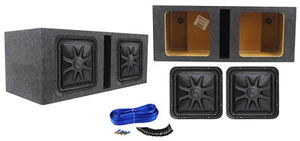 2) Kicker L7S122 44L7S12-2 12" 3000W Solo Baric L7 Car Subwoofers+Vented Sub Box - Picture 1 of 11
