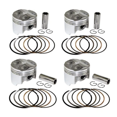Комплект из 4 поршней и колец 55,5 мм для Honda CB400 CB-1 VTEC 400 CB400SF CBR400 NC23 - Изображение 1 из 4