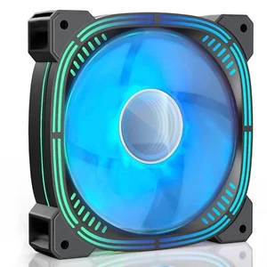 (Nero) Ventilatore Cassa 120mm Motore Silenzioso Ottimizzato a Pressione PC B-Stock - Foto 1 di 7