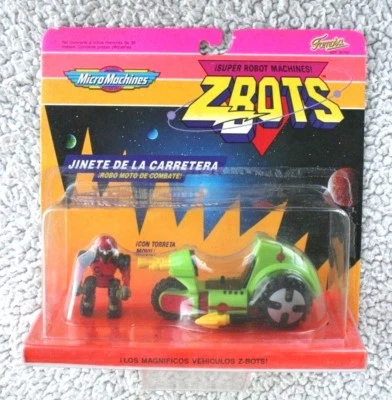 Z-BOTS: ROAD RAIDER (JINETE CARRETERA. MICROMACHINES, 1992). GALOOB! BNIB, OS! - Imagen 1 de 3