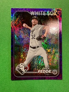 2024 Topps Purple Foil #405 Erick Fedde White Sox d/799 Free Shipping - Picture 1 of 2