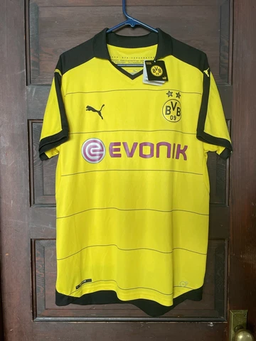 2015 2016 borussia dortmund soccer jersey puma germany large shirt kit DFB Cover