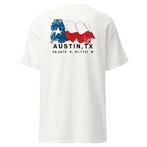 Cities Collection AUSTIN,TX Tee Unisex 100% cotton - Picture 1 of 28