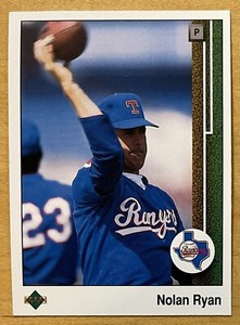 Nolan Ryan 1989 Upper Deck Baseball Premier #774 Texas Rangers HOF Star NM-MT
