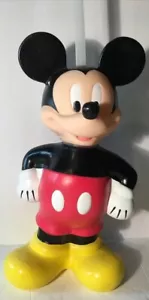 Ancien moule à soufflé Mickey Mouse DISNEY Parks SOUVENIR boisson tasse paille siroter BOUTEILLE - Photo 1/9