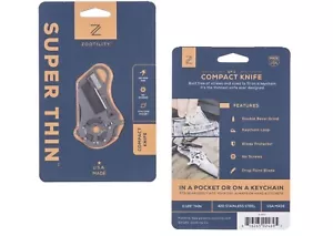 Zootility ST-1 Compact Knife 1.25" Stainless Steel Blade One-Piece Construction - Picture 1 of 3