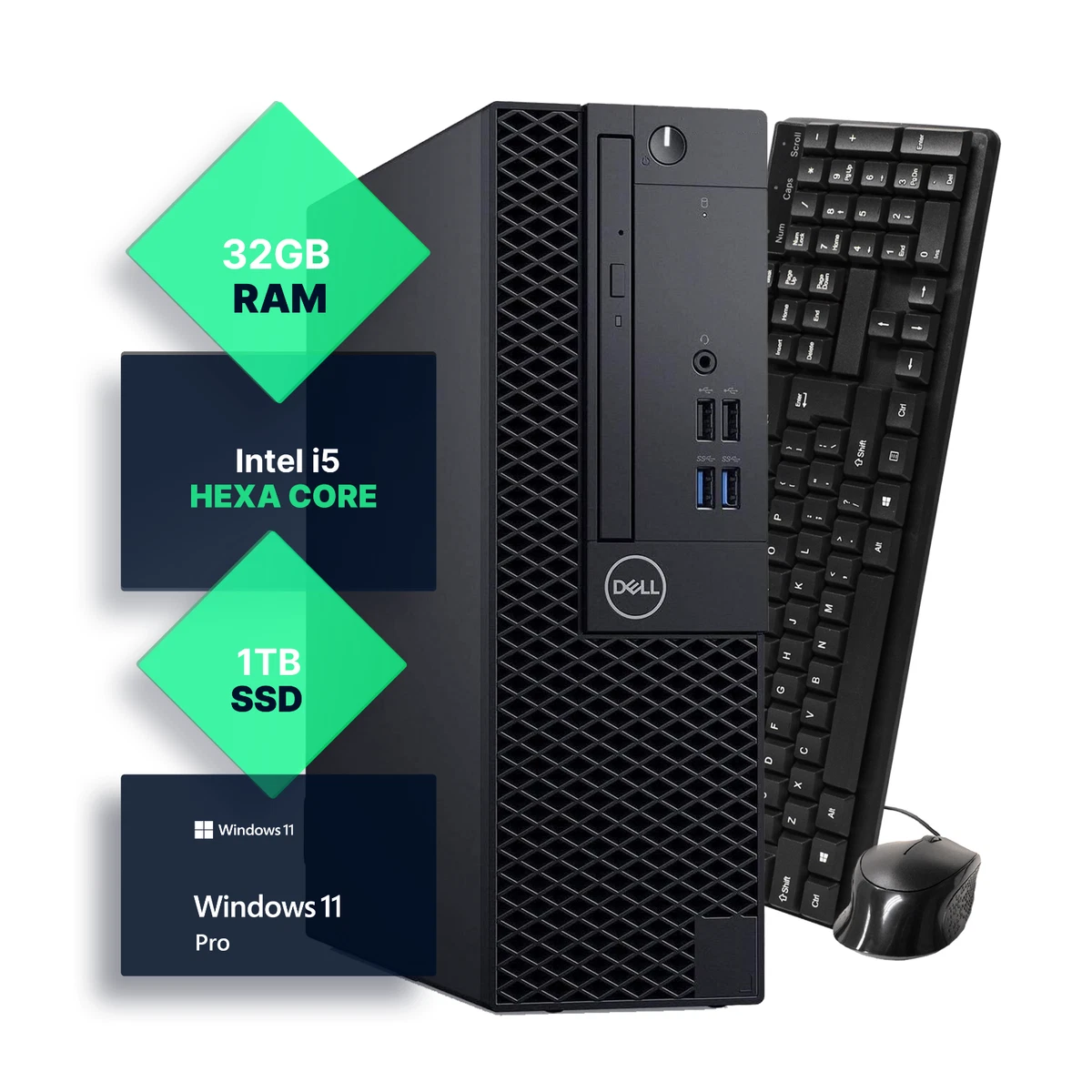 Small Form Factor Intel Core i5 8th Gen. PC Desktops & All-In-One