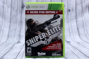 Sniper Elite V2 Silver Star Edition (Xbox 360, 2012) Complete With Manual Tested - Picture 1 of 10
