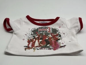 Build A Bear High School Musical 3 rot & weiß Senior Year Shirt Top - Bild 1 von 4