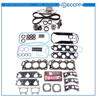 Kit de correa de distribución juego de juntas de cabeza de bomba de agua para Honda Odyssey Pilot 3,5 L 05-10 Foto 1 de 4