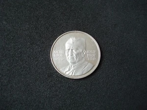 Yugoslavia, medallón de plata Jajce, 1943 - 1973, Tito, partisanos; 3 gramos - Imagen 1 de 2