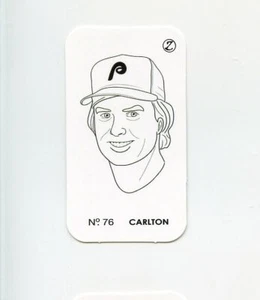 #LK.2564 STEVE CARLTON Variant "A" Spot The Winner Baseball Game Card - Picture 1 of 1