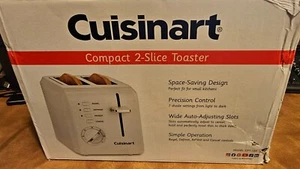Toaster Compact 2-Slice Cuisinart Compact 2-Slice Toaster White - Picture 1 of 4