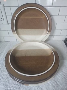 Fabrik Agate DINNER PLATES Pass Seattle SET/4 Stoneware Pottery Jim McBride MCM - Picture 1 of 2