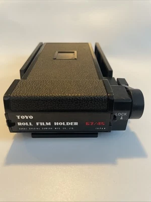 Toyo 67/45 Roll Film Holder 6x7 120 Back For 4x5 Cameras - Image 1 of 4