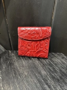 Patricia Nash Reiti Geldbörse Echtleder brüniert in LAVA - EUC - Bild 1 von 7