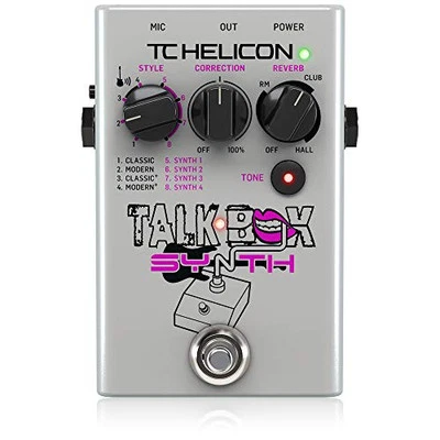 TC Helicon TALKBOX SYNTH Studio-Quality Stompbox for Guitar Talkbox Effects and - Image 1 of 4