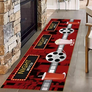 Alfombras de área de película Puyosvr, 2x7 pies, alfombra antideslizante para cine en casa cine noche,... - Imagen 1 de 7