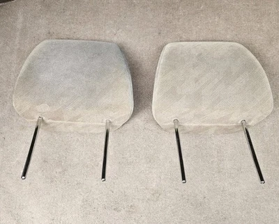 02-04 Juego reposacabezas delantero izquierdo y derecho Honda CRV OEM sillín claro marrón 2003 Foto 1 de 4