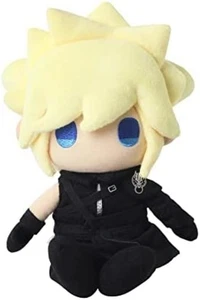 Final Fantasy VII ADVENT CHILDREN Plush Doll Cloud Strife F/S w/Tracking# Japan - Picture 1 of 3